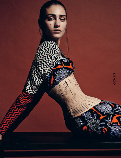 thesocietynyc: Marine Deleeuw for the Dansk Magazine Fall/Winter 2014 issue, photographed by Thanass