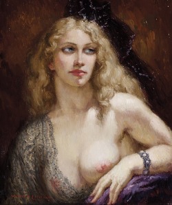 fleurdulys:  Portrait of Nancy - Norman Lindsay