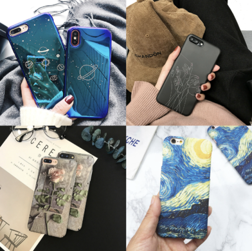 ilovethecibershopping:♡♡ AESTHETIC IPHONE CASES ♡♡PLANETS & SATURN IPHONE CASEART HANDS IPHONE C