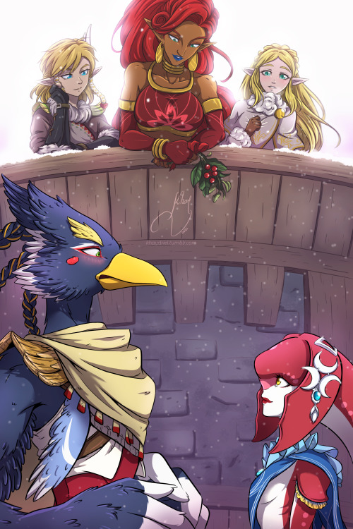 Everyone: JUST DO IT!!!Revali’s mind: damn mistletoe&hellip;