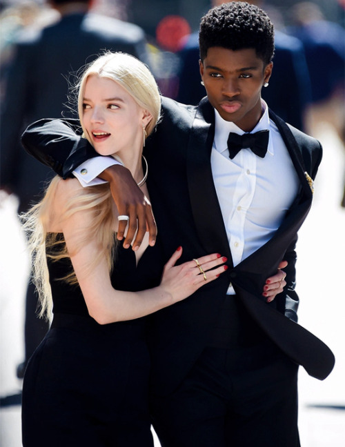 birdmans: Anya Taylor-Joy and Alton MasonOn set of a photoshoot for Tiffany &amp; Co.