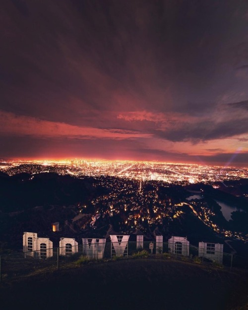 itscaliforniafeelings:Hollywood Sign, California by Dan Marker-Moore