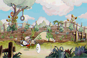 jennerits:  Cuphead (2016):  A single player or co-op “run and gun” platformer, heavily focused on boss battles. Inspired by 1930s cartoons, the visuals are hand drawn and inked and the music is all original jazz recordings.  
