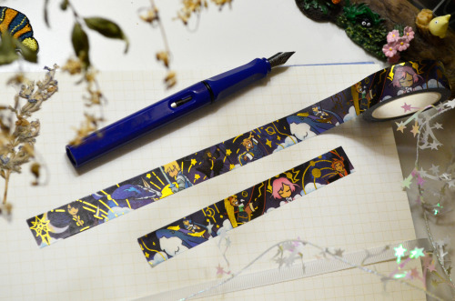 whistlecat:ARRIVED Vesperia GOLD FOIL Washi: 2 Types* Along with returning Stickers, Pins, & P