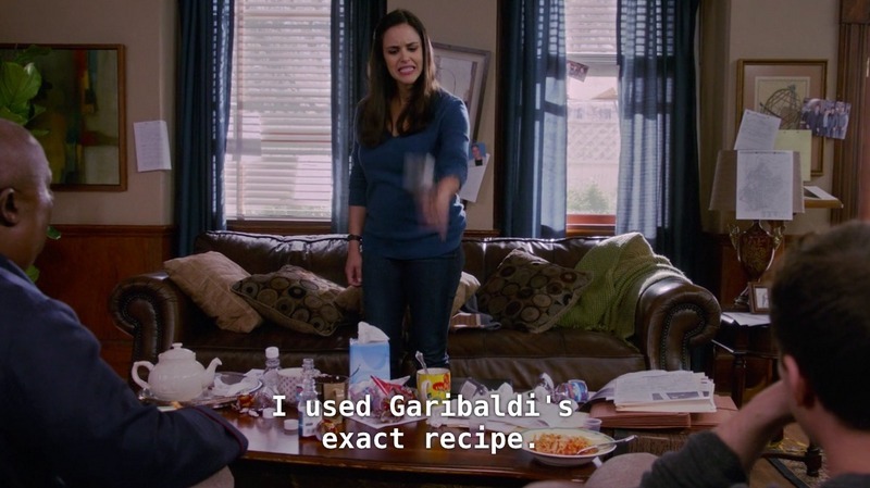 This series could use a couples cooking class episode. The B plot would be Rosa trying