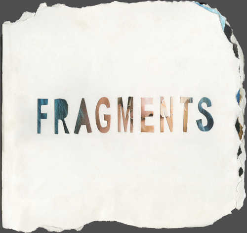 Fragments collage/digital photography book