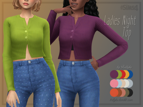 trillyke: Ladies Night Top Ribbed top with two buttons on front. Inspired by Red Velvet’s Seulgi’s t