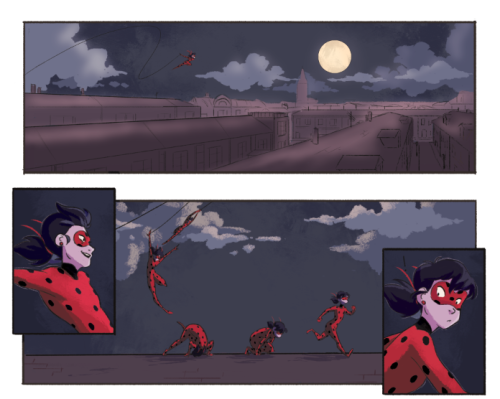dreamwips:I haven’t finished the comic yet but I really love how these panels came out