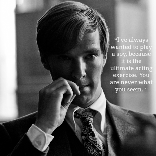 cumberbatch-daily:Benedict Cumberbatch Alphabet: Q → Quotes 