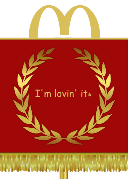 rvexillology:Roman Banner but is McDonald’sfrom /r/vexillologycirclejerk Top comment: Who does