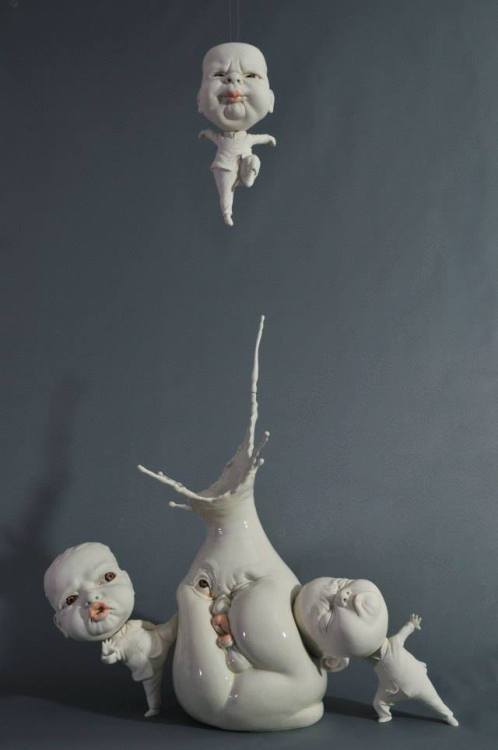juxtapozmag:  More Ceramics by Johnson Tsang here: j.mp/185Ynbo  awesome