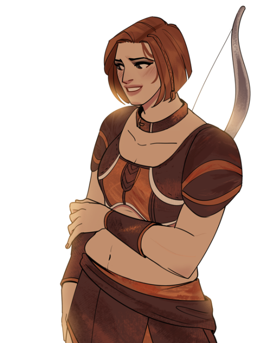 bees-free:I’ve been…playing DAO recently so here’s Leliana <3 