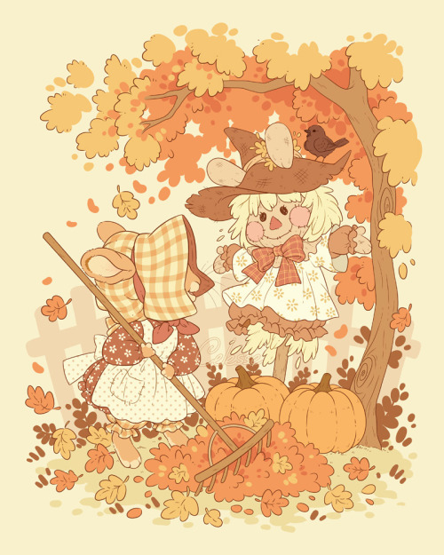 celesse:    Happy fall, y'all 🧡🍂🐰🍂🧡  