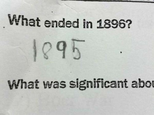 Fantastic school test answers!