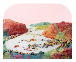 laughingsquid:  ‘Processed Views’, Colorful Landscapes Made of Junk Food 