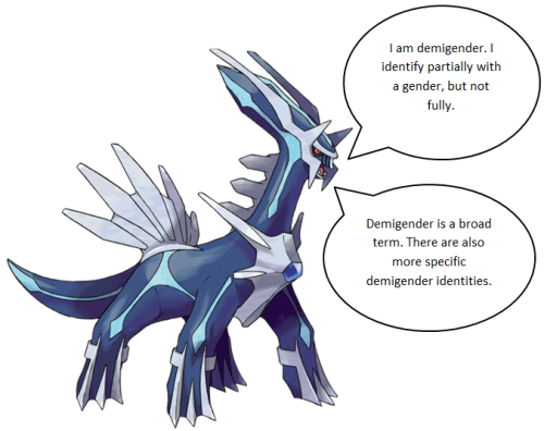 Introducing Demigender Dialga (featuring Demiboy Darkrai and Demigirl Diancie) 