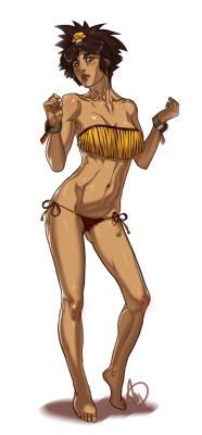 ganassaartwork:  New champion, new swimsuit! Welcome to Taliyah, the stoneweaver!From the official league of Legends Taliyah page:“It’s tough being different, and Taliyah’s earth-shattering powers have always set her apart from the crowd. She’s
