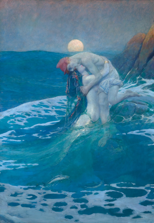 The MermaidHoward Pyle Oil on Canvas, 57 7/8 x 40 1/8 in.1910