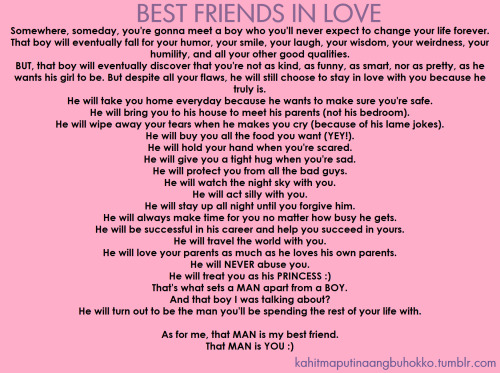Best Friends In Love Thank You So Much For Being The Man Better Than My