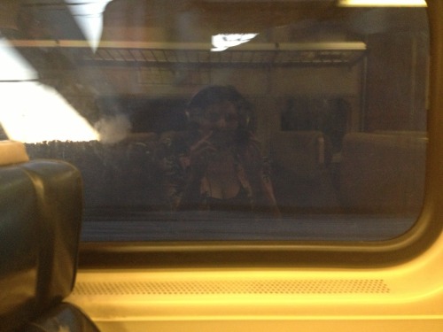 littlemissmutant: It is 8:00 pm on Sunday, September 29th, 2013.I was on an actual train today!