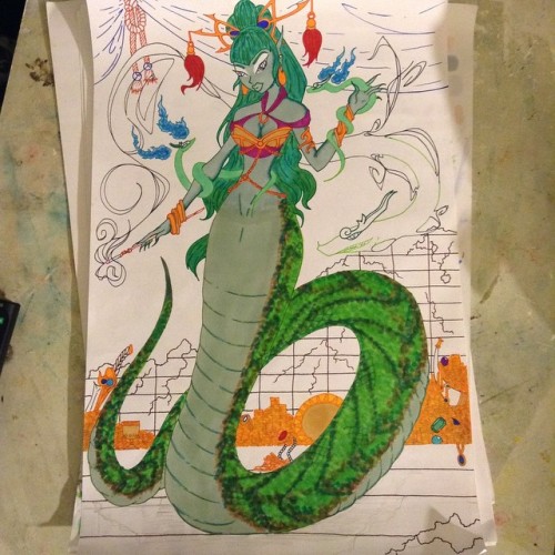 It Didn't Take That Long #prisma #prismacolor #markers #demigod #color #art #artlife #artbymic #artbyvaynne