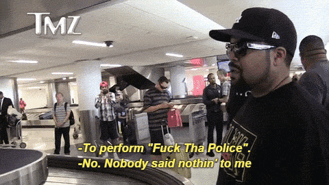 Ice Cube refused to stop performing his legendary anti-police anthem - "Fuck Tha Police"