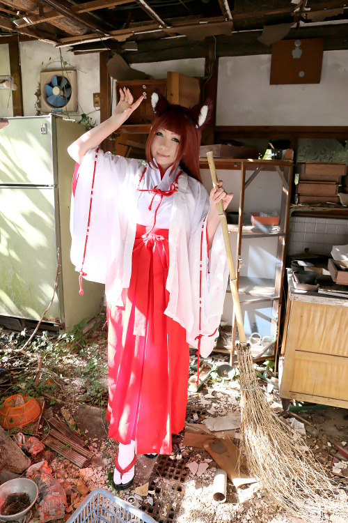 Cute Cosplay GIrl Higurashi Rin (Kitsune-Chan 3) 1-9