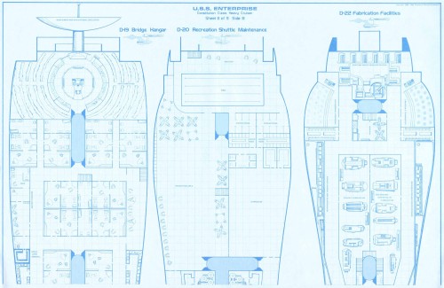 tothestartrek:Star Trek Enterprise Blue Prints