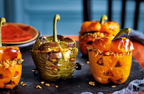 Scary stuffed peppers
