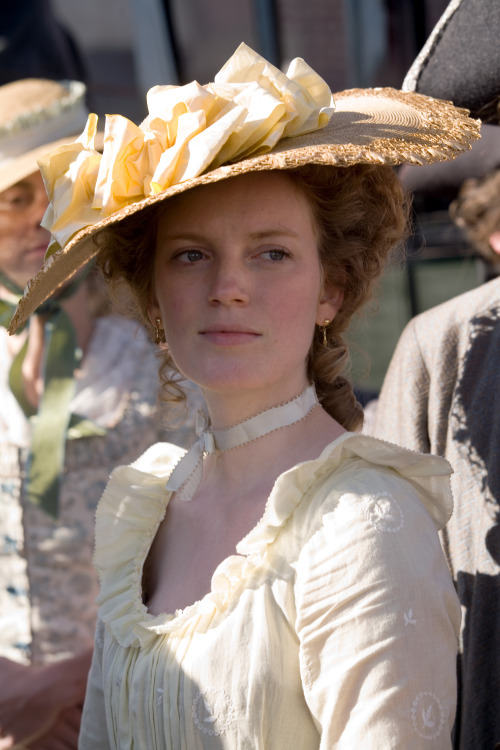 the-garden-of-delights:Sarah Polley as Abigail Adams Smith in John Adams (TV Mini-Series, 2008). 