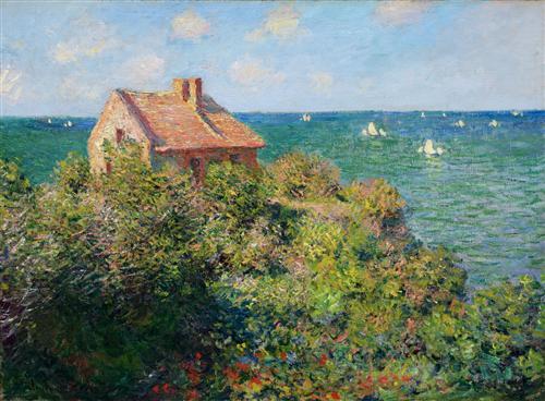 Fisherman’s Cottage at Varengeville, claude Monet 1882