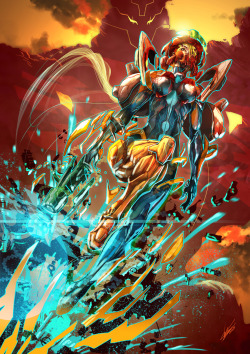 dotcore:  Samus Aran.by Tommaso Renieri.