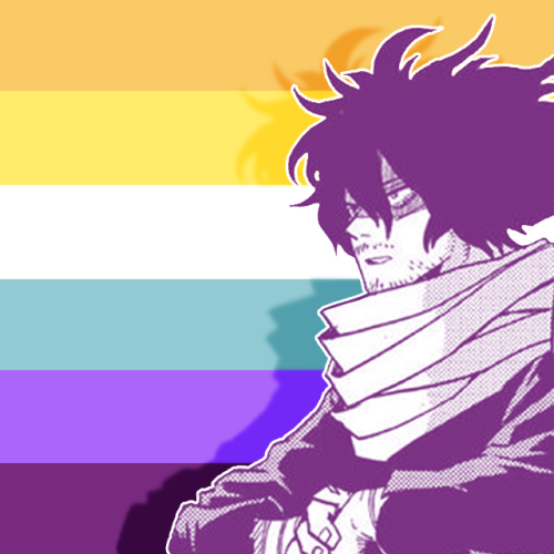 mlm-kiri: Non-binary gay Aizawa icons requested by Anon!Non-binary gay flag credit to @gywozepp