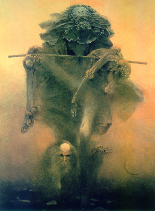 fight-like-a-crow:The paintings of Zdzislaw Beksinski