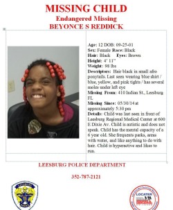 babycakesbriauna:  Leesburg Police searching