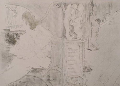 artist-lautrec: The original cover for Print, Henri de Toulouse-Lautrec