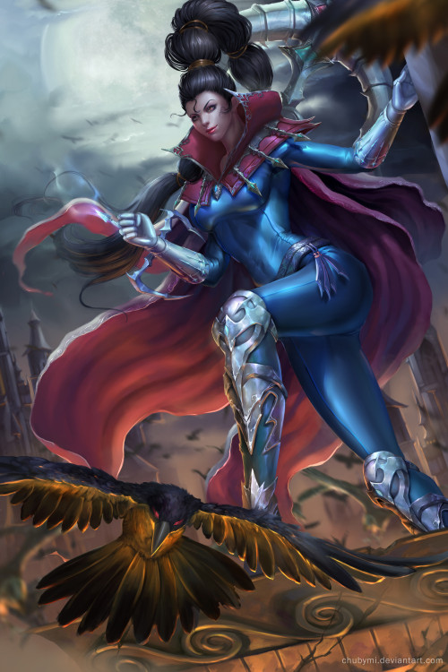 art-of-cg-girls:  Vayne by Chuby Mi