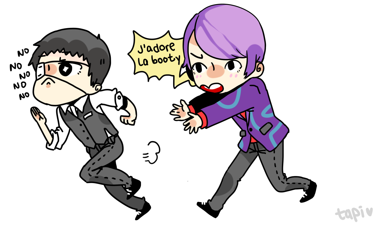 tailcoats-and-tea:  tapidokes:  Accept the Shuu, Kaneki.   Tokyo ghoul