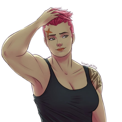 woollykitty:first time drawing zarya