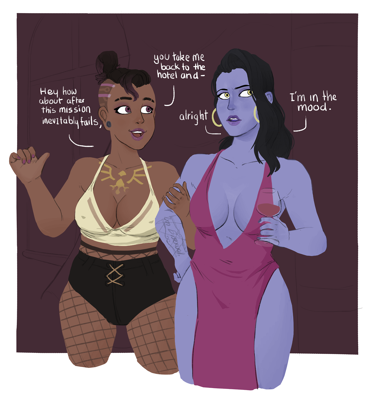 djelibaebi: I love widow’s tattoo its the first panel of a thing im working on