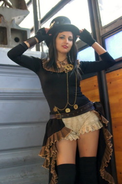 steampunk-girl:  Steampunk Girl