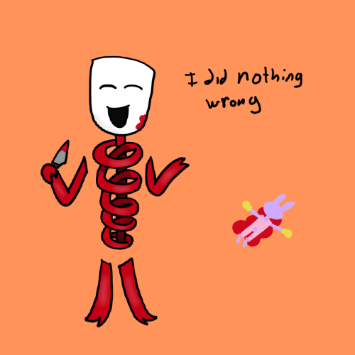 Don't worry Gangle is find, she didn't hurt herself with the knife