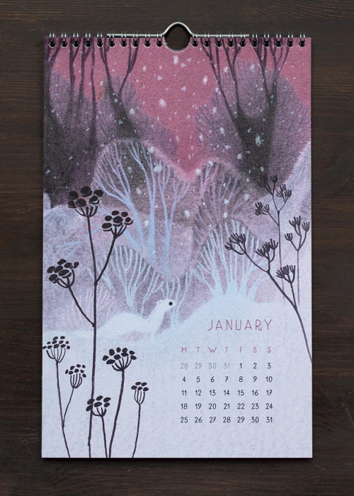 My 2021 art calendar is here! ✨Order your copy at: shop.ullathynell.com EDIT: Calendars are sold out