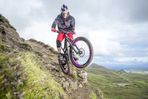 horsthimself:  Danny MacAskill getting airborne in the Quirang on the Isle of Skye.