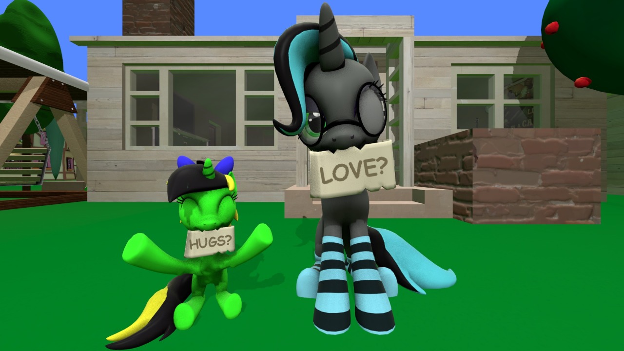 ask-the-out-buck-pony:Who will give Jazz a hug and give Ivory some love?&lt;3