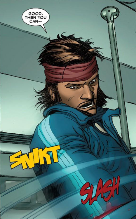 blustreakfreak:  midsnacker:  Wolverine - Weapon X #1  He just cuts off people’s hands all the time I’m telling you guys 