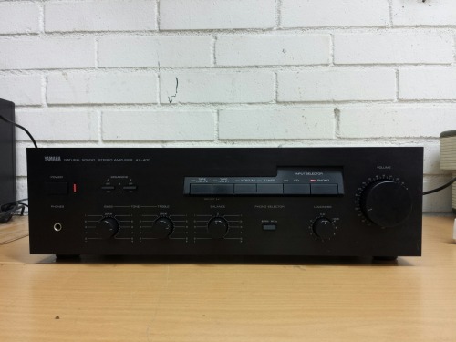 Yamaha AX-400 Natural Sound Stereo Integrated Amplifier, 1986