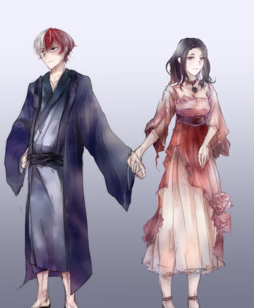 ellacontor:A parody of Todoroki X Momo in Meiji period