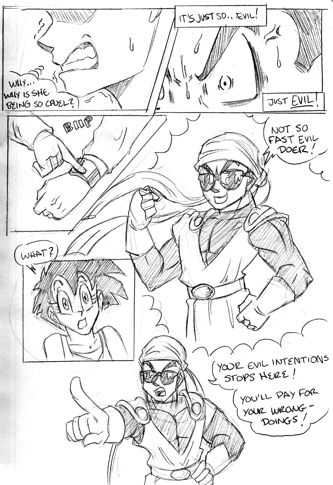 Surprise! Here’s a short GohaxVidel comic! Last night I wanted to challenge myself