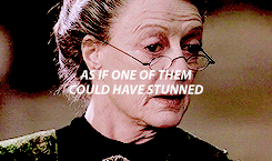 remusjohnslupin: GET TO KNOW ME MEME → favourite female characters [9/10] » Minerva McGonagall “The door swung open at once. A tall, black-haired witch in emerald-green robes stood there. She had a very stern face and Harry’s first thought
